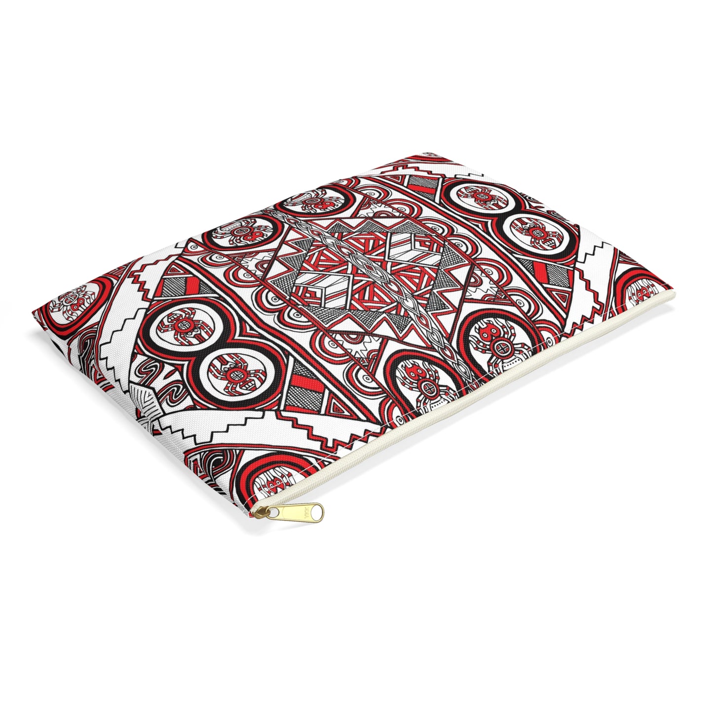 Accessory Pouch, SouthEast Spider Motif, Grandmother Spider, Native Design, Ancient Tribal Mound Design