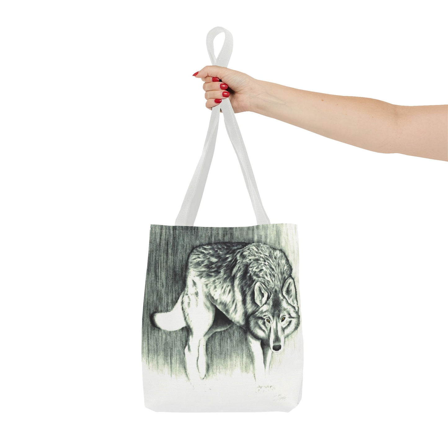 Tote Bag — Wolf Sketch - Native Wildlife Art Tote