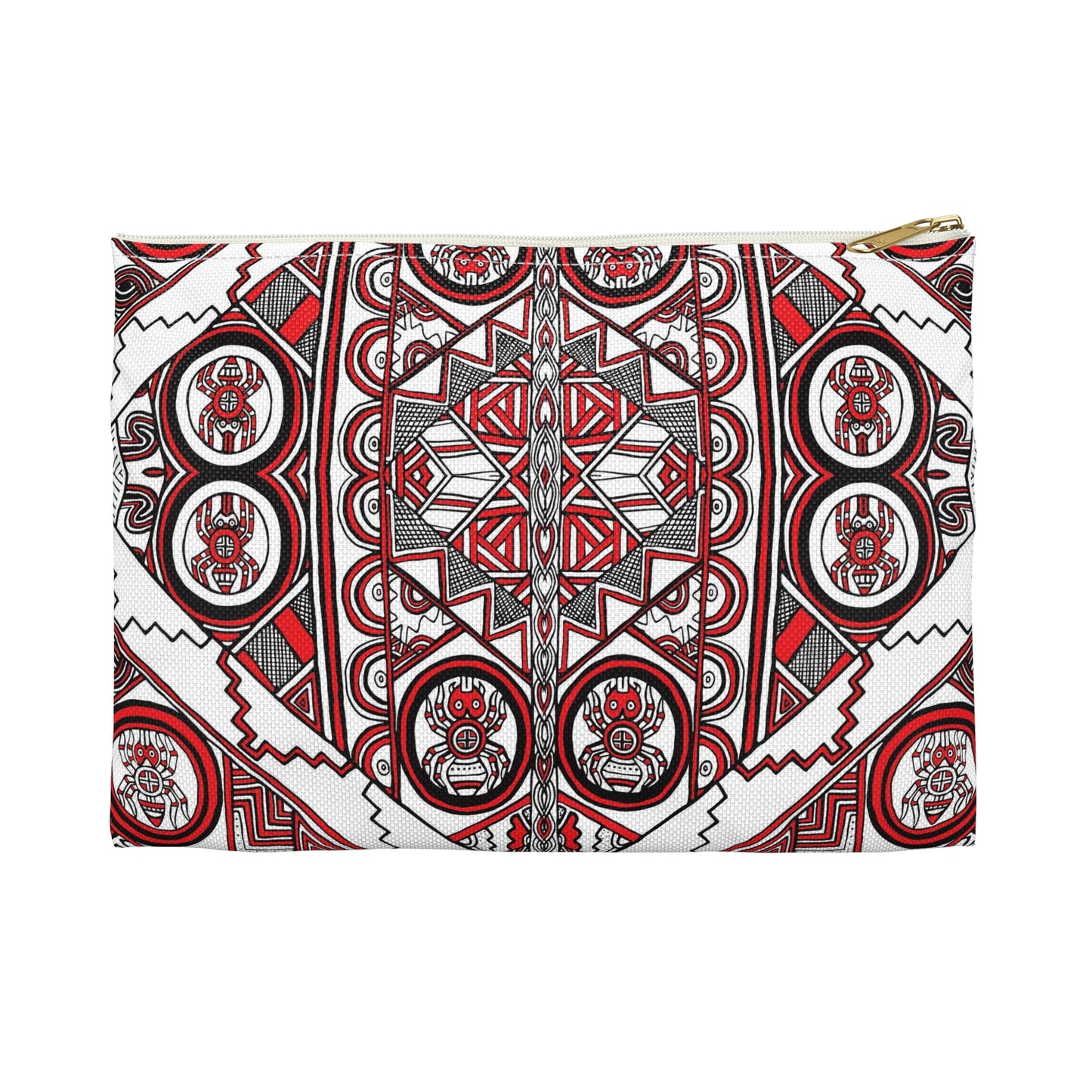 Accessory Pouch, SouthEast Spider Motif, Grandmother Spider, Native Design, Ancient Tribal Mound Design