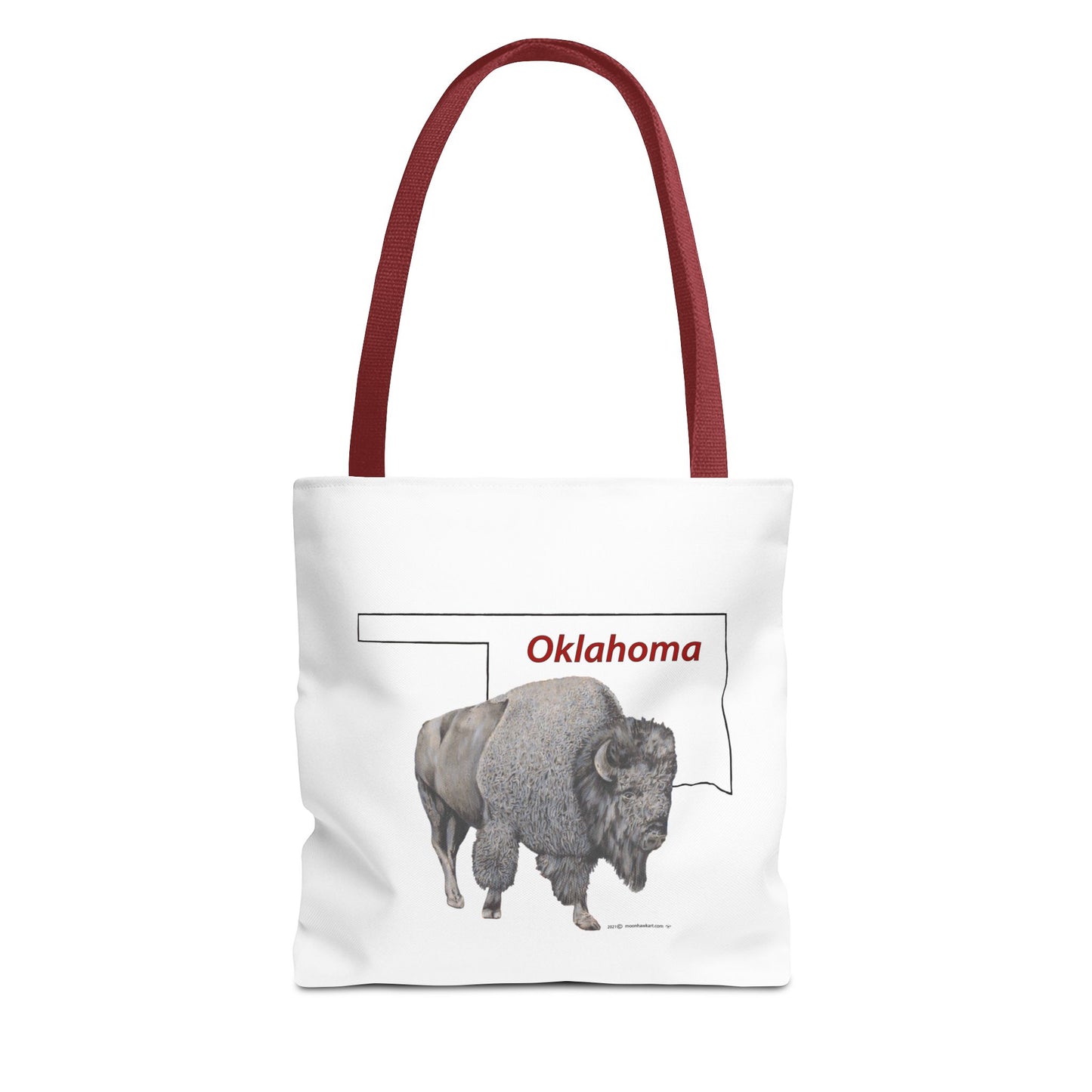 Tote Bag, Oklahoma Bison, Native American Design