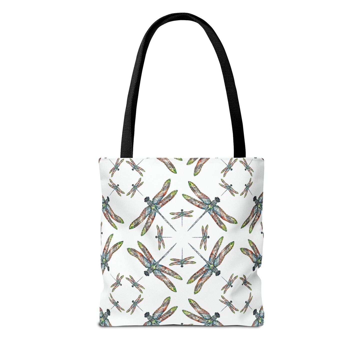 Tote Bag — Dragonfly Pattern, Native Tribal Design