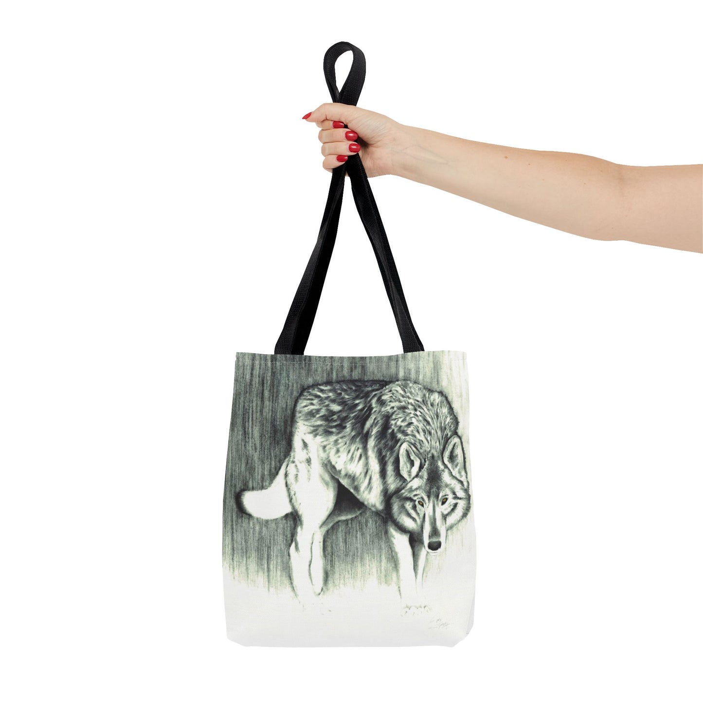 Tote Bag — Wolf Sketch - Native Wildlife Art Tote