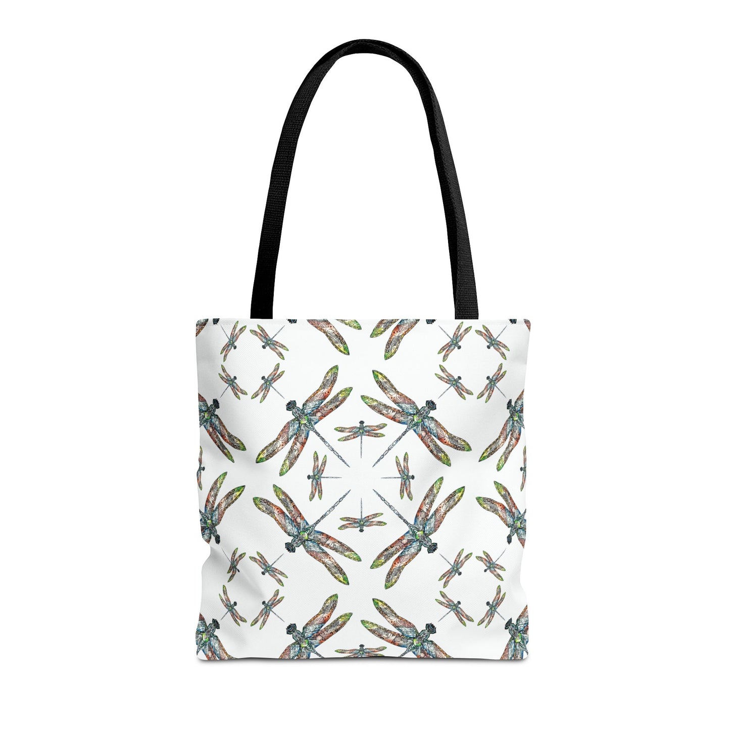 Tote Bag — Dragonfly Pattern, Native Tribal Design