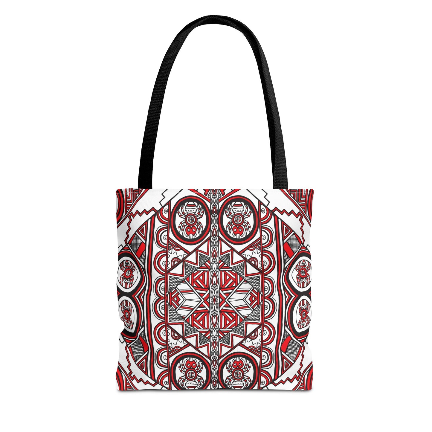 Tote Bag - Ancient Tribal Mound Symbols - Southeast Spider Design