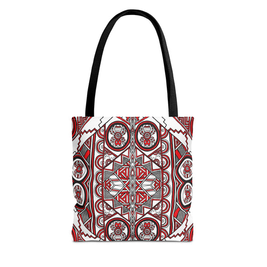 Tote Bag - Ancient Tribal Mound Symbols - Southeast Spider Design