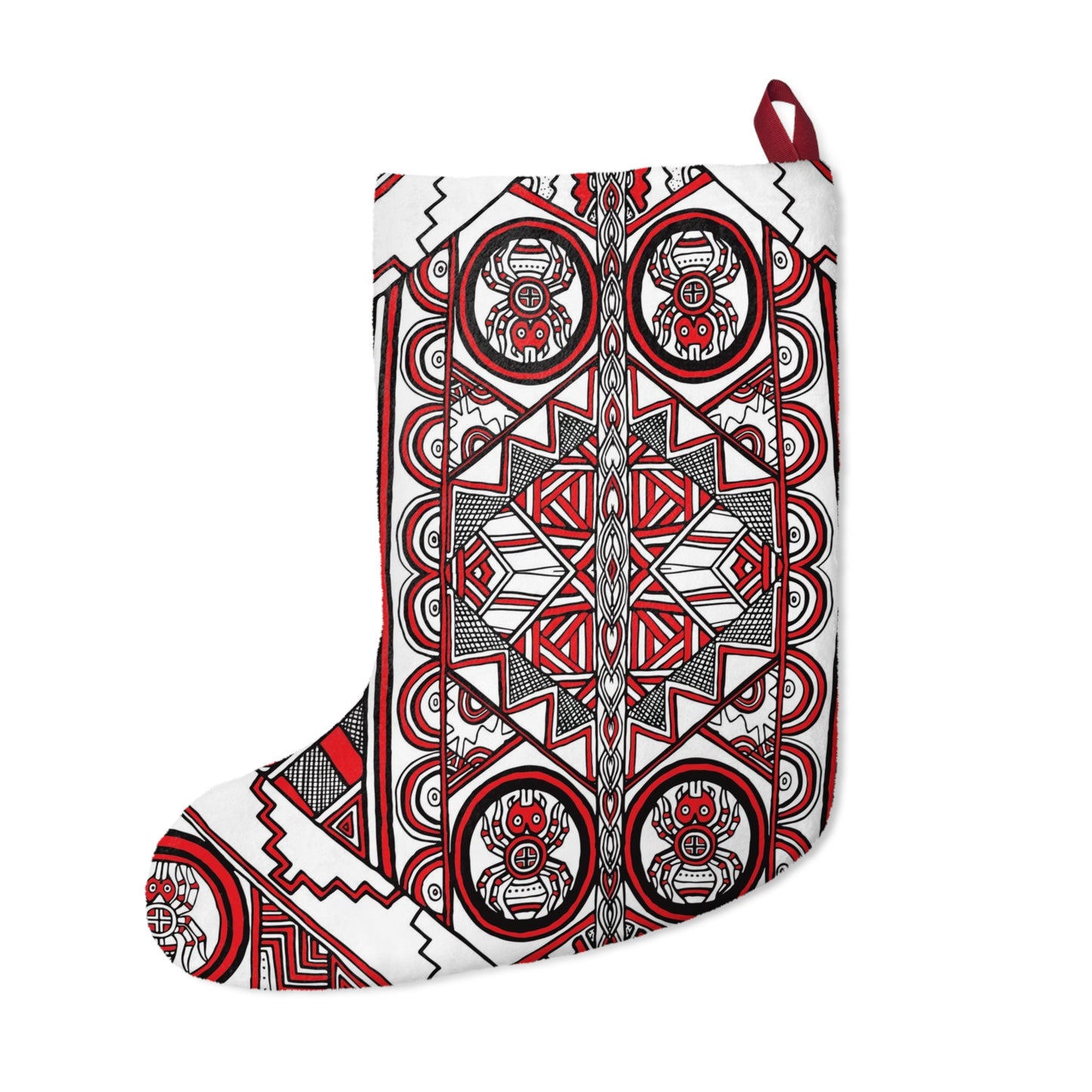 Christmas Stockings, SouthEast Spider Motif, Mound Symbols, Ancient Tribal Design, Native American