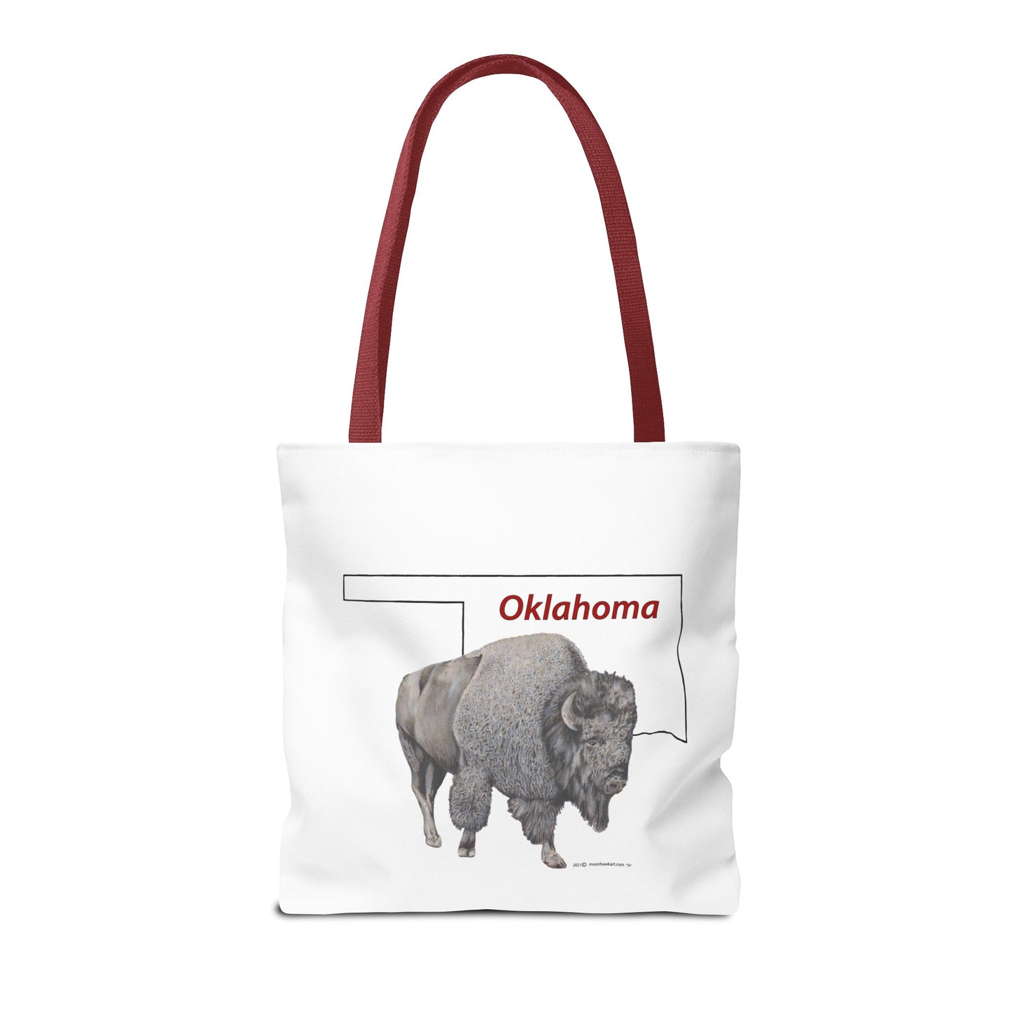 Tote Bag, Oklahoma Bison, Native American Design