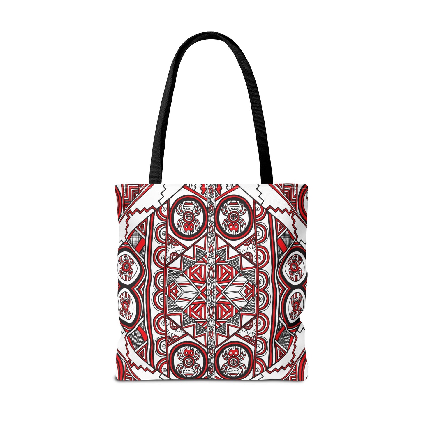 Tote Bag - Ancient Tribal Mound Symbols - Southeast Spider Design