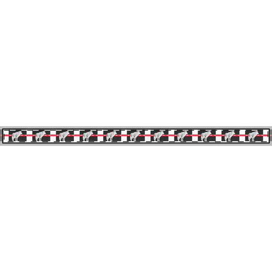 Clip-on Pet Collar, Wolf, Native American Design