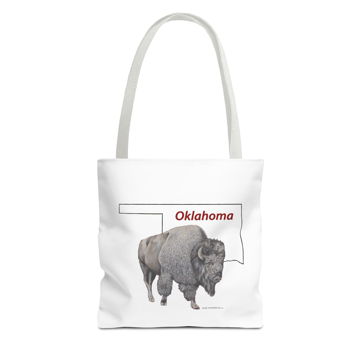 Tote Bag, Oklahoma Bison, Native American Design