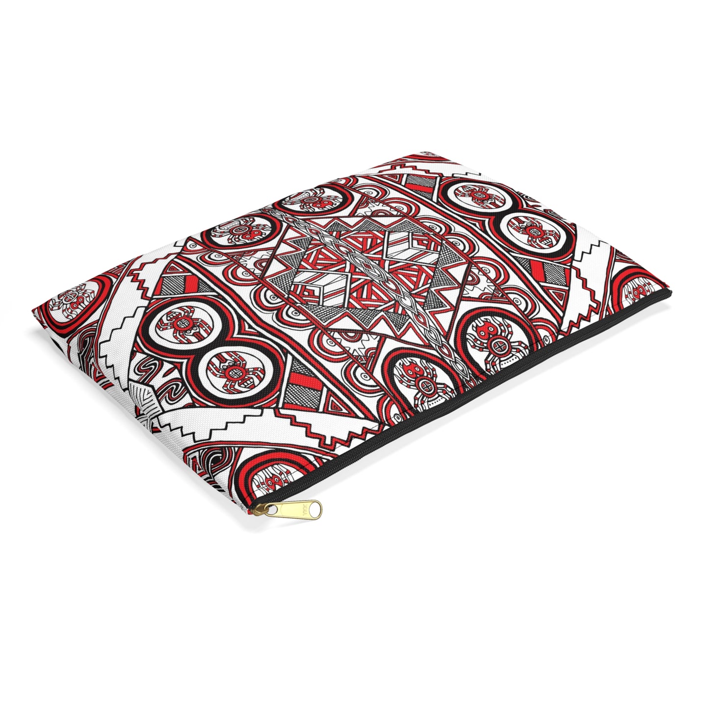 Accessory Pouch, SouthEast Spider Motif, Grandmother Spider, Native Design, Ancient Tribal Mound Design
