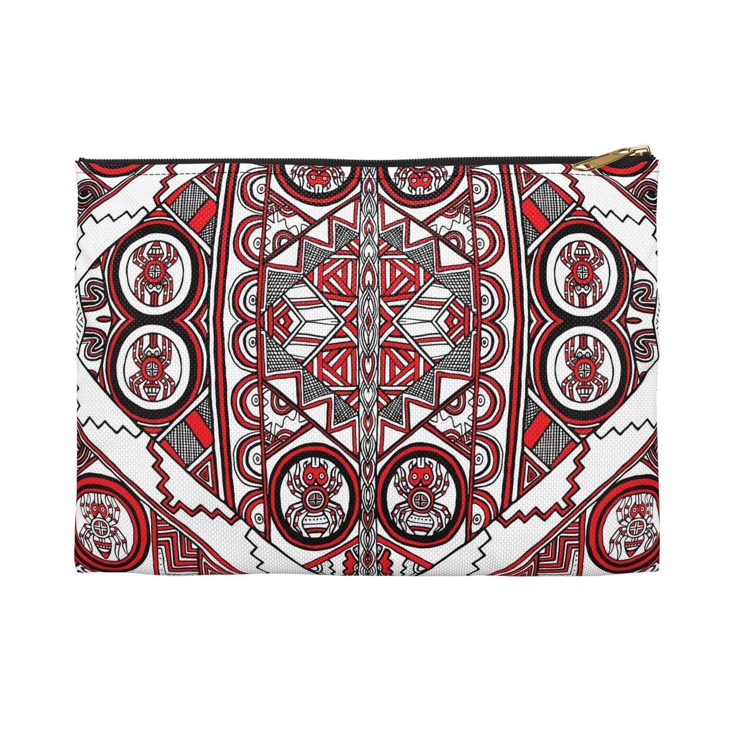 Accessory Pouch, SouthEast Spider Motif, Grandmother Spider, Native Design, Ancient Tribal Mound Design