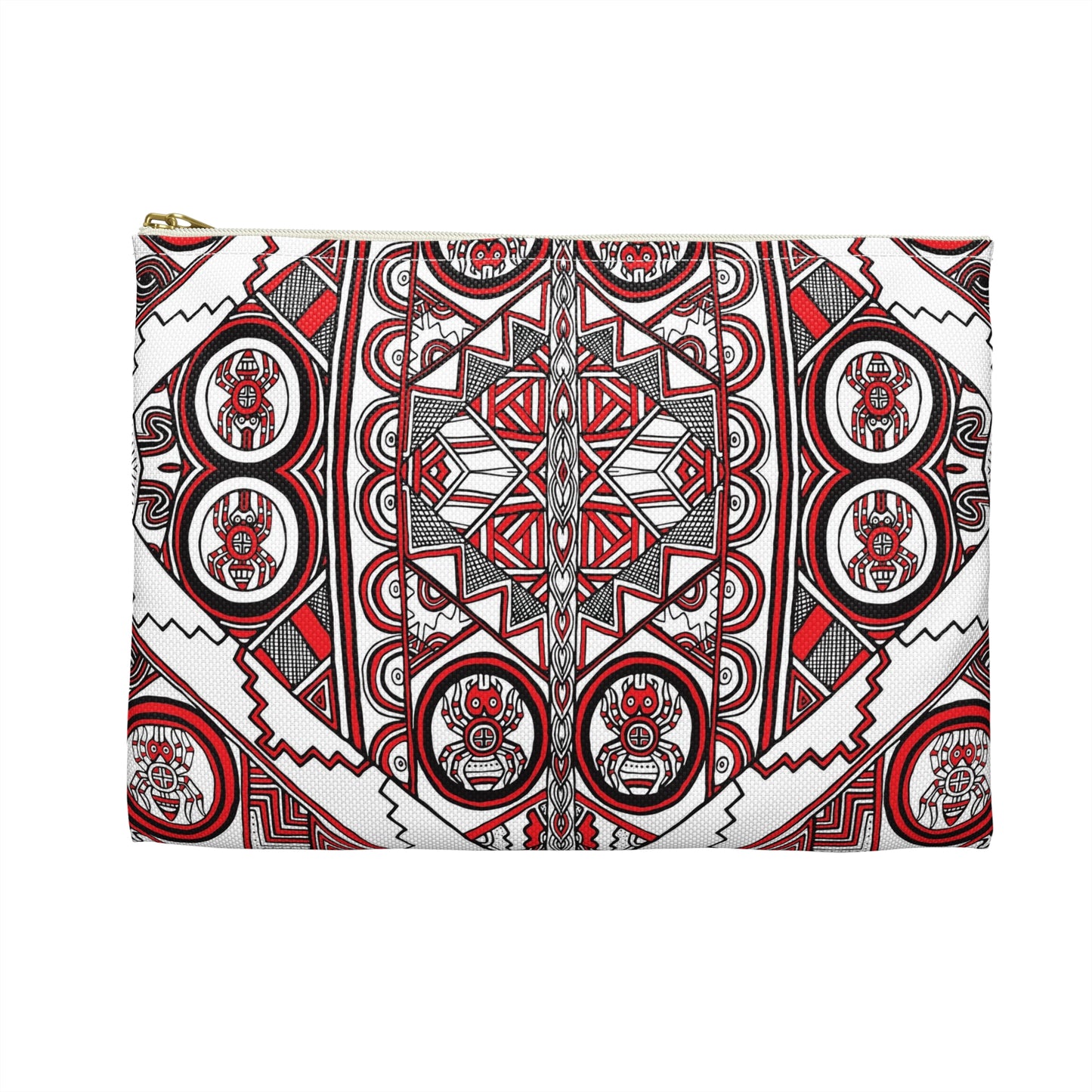 Accessory Pouch, SouthEast Spider Motif, Grandmother Spider, Native Design, Ancient Tribal Mound Design