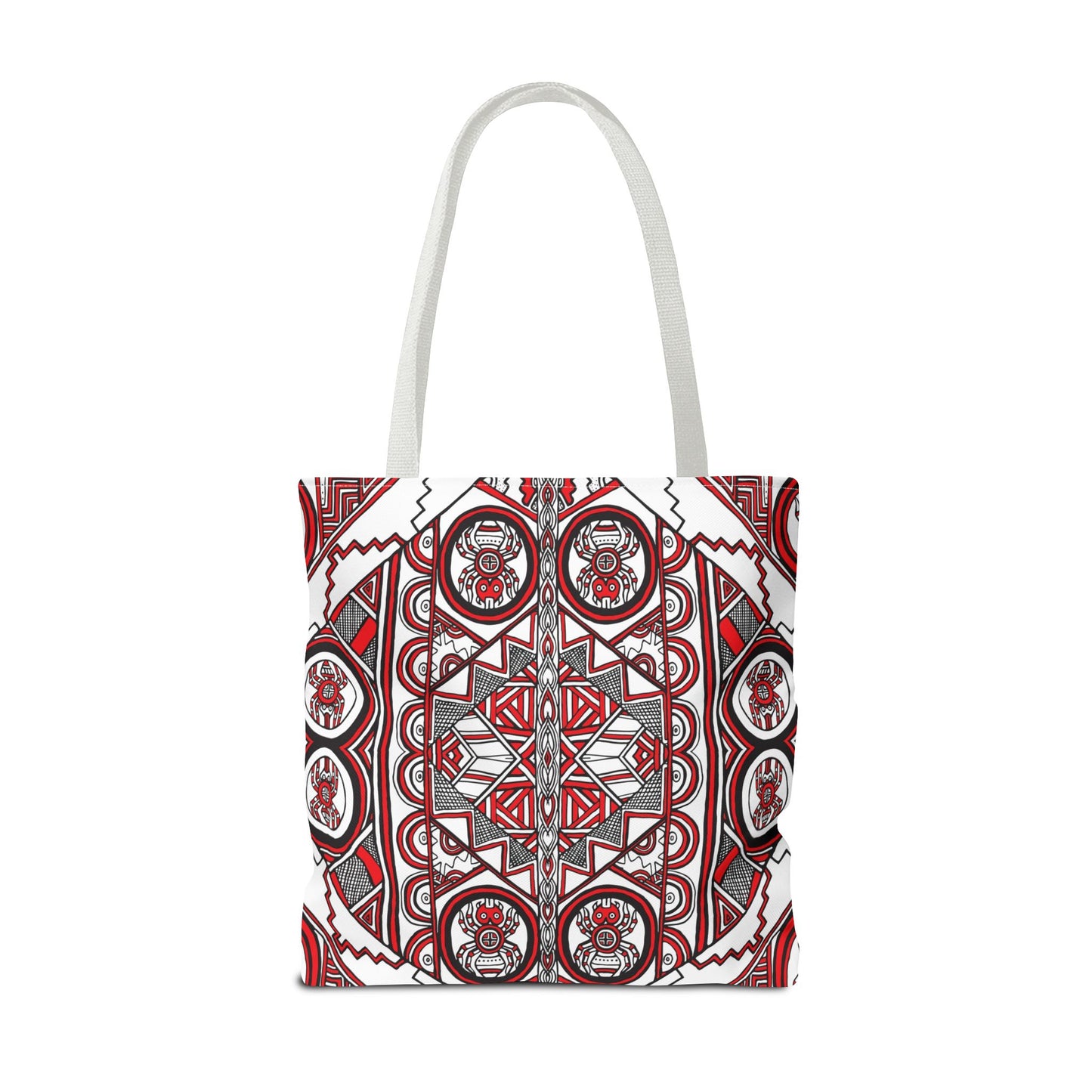 Tote Bag - Ancient Tribal Mound Symbols - Southeast Spider Design