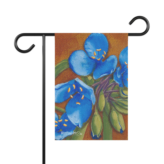 Garden & House Banner, Spiderwort Floral