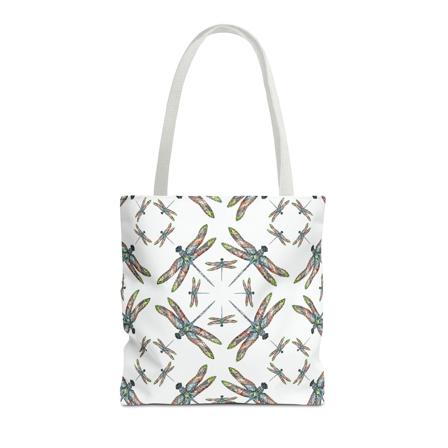 Tote Bag — Dragonfly Pattern, Native Tribal Design