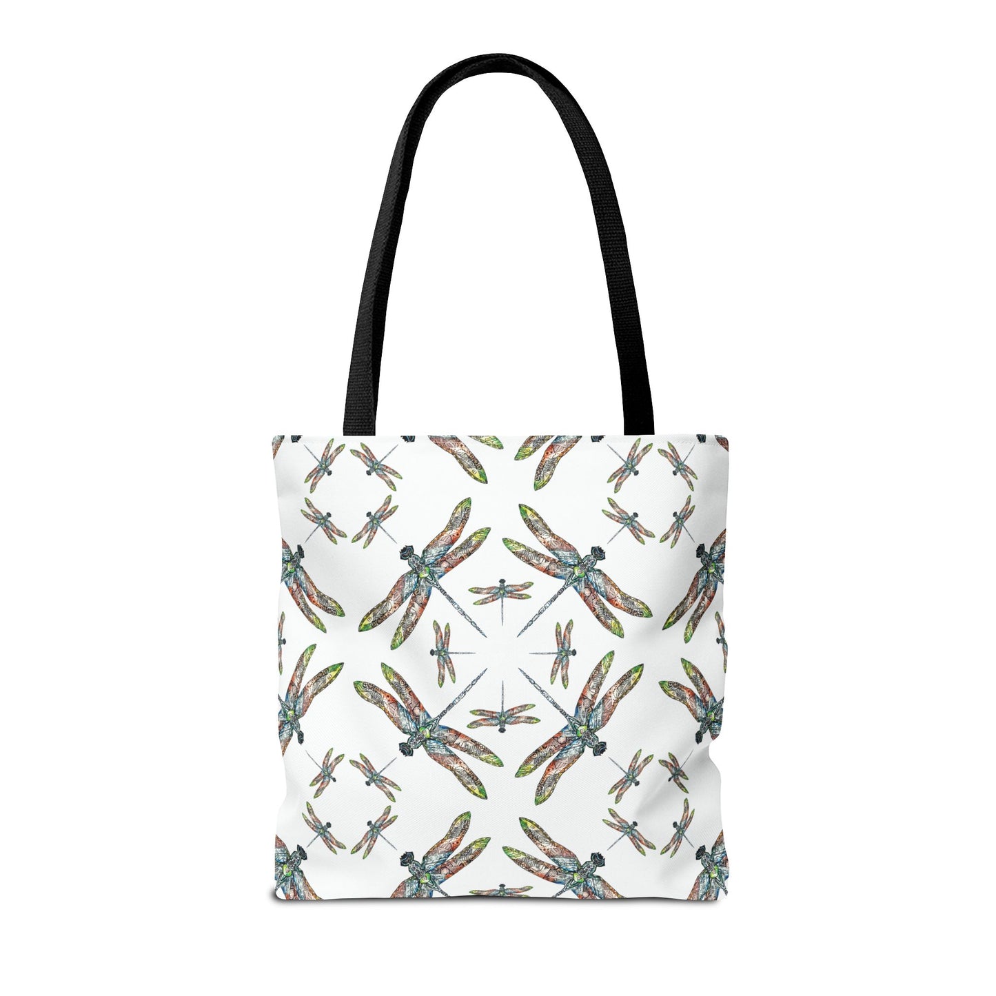 Tote Bag — Dragonfly Pattern, Native Tribal Design