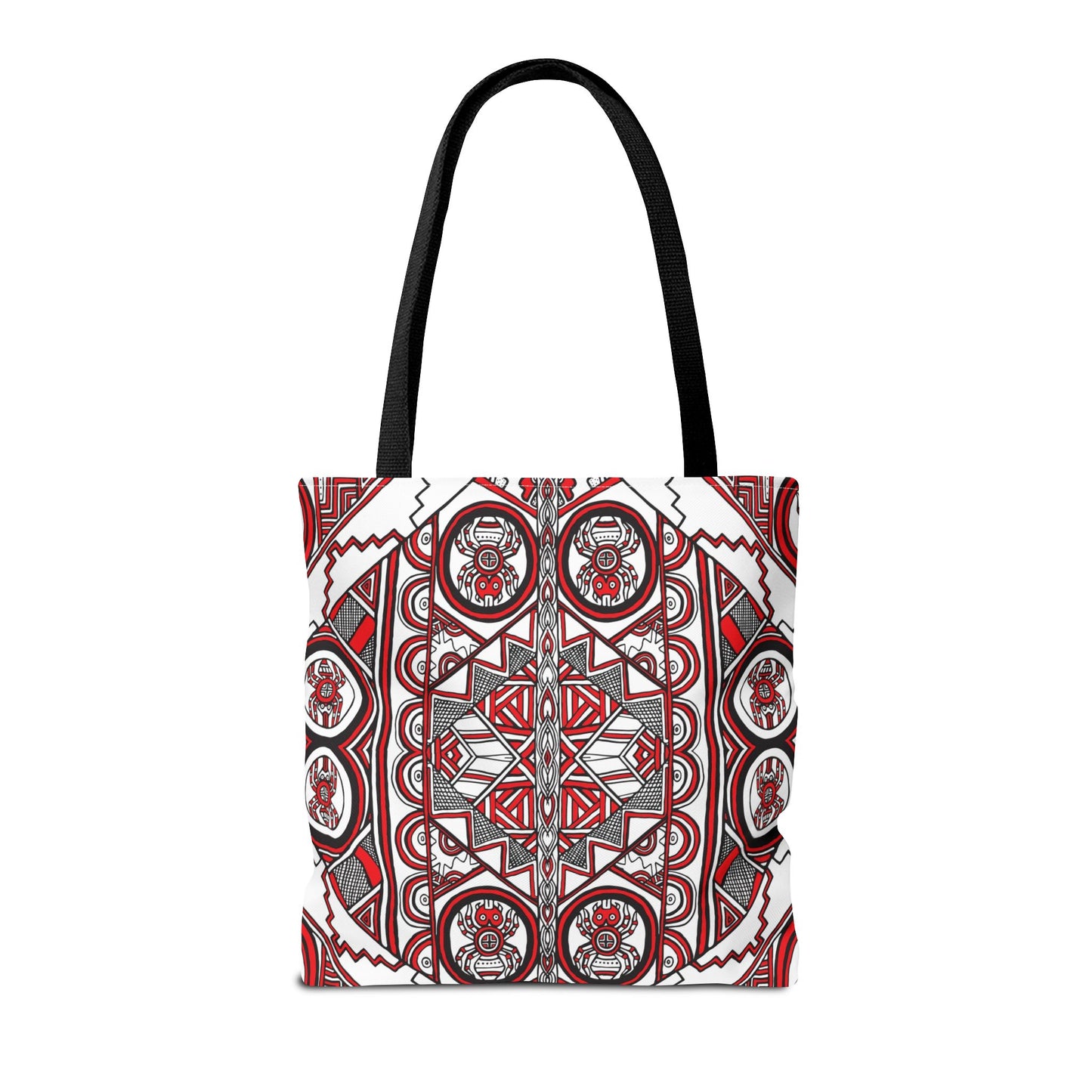 Tote Bag - Ancient Tribal Mound Symbols - Southeast Spider Design