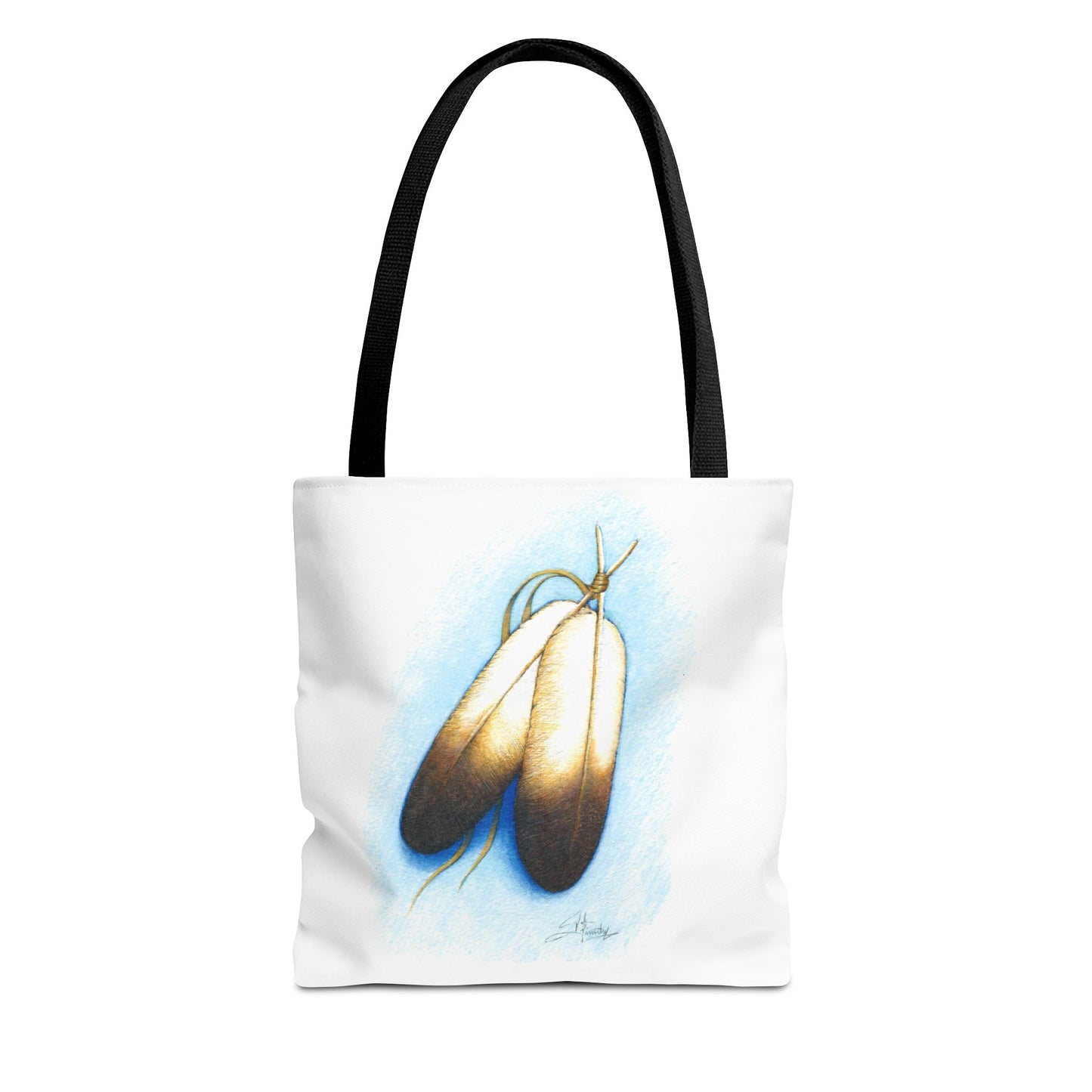 Tote Bag, Double Feather, Native American Design