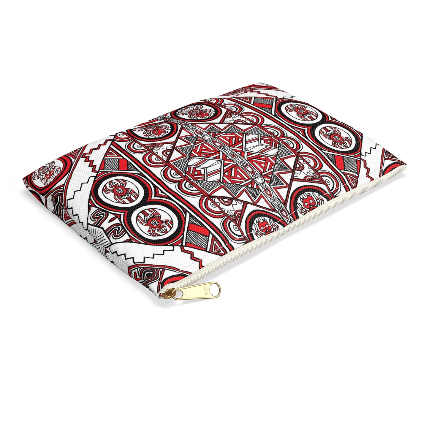 Accessory Pouch, SouthEast Spider Motif, Grandmother Spider, Native Design, Ancient Tribal Mound Design