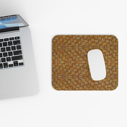 Mouse Pad, Basketweave Design, Native American, Southeast Style, Indigenous, Oklahoma