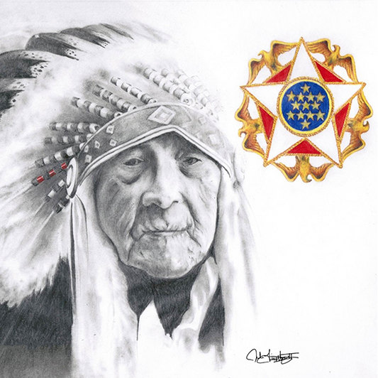 Art Print - The Last War Chief-Joe Medicine Crow