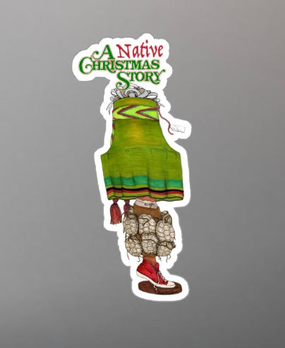 Vinyl Stickers, Leg Lamp, Native Christmas Story, Native Humor