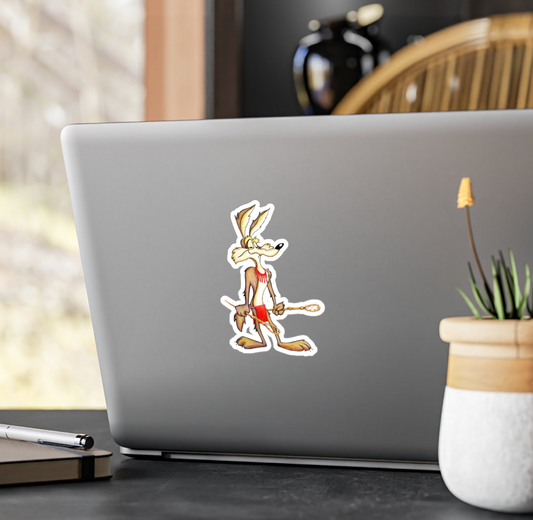 Vinyl Stickers, Mvskoke Coyote, Native Pop Humor, Native American, Indigenous